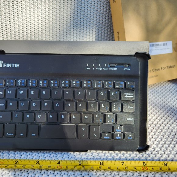 Fintie Mini Bluetooth Keyboard in Orange - Picture 2 of 4